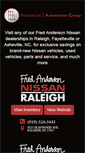 Mobile Screenshot of fredandersonnissan.com